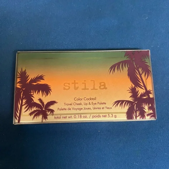 New Stila Color Cocktail Travel Cheek, Lip & Eye Palette Cosmetic Makeup - Picture 5 of 5